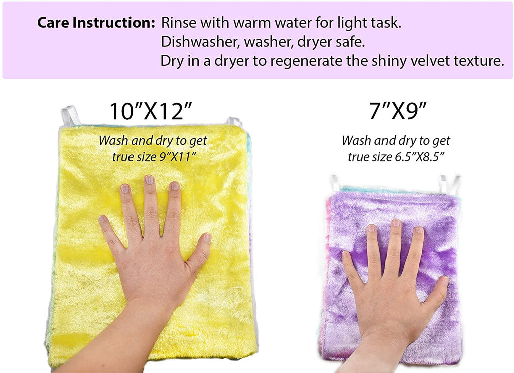 OilRemove 12 Pack Microfiber Cloths 15 x 12 inch Cleaning Supplies Micro Fiber Cleaning Towels, Chemical Free Kitchen Towel, Clean Windows & Cars