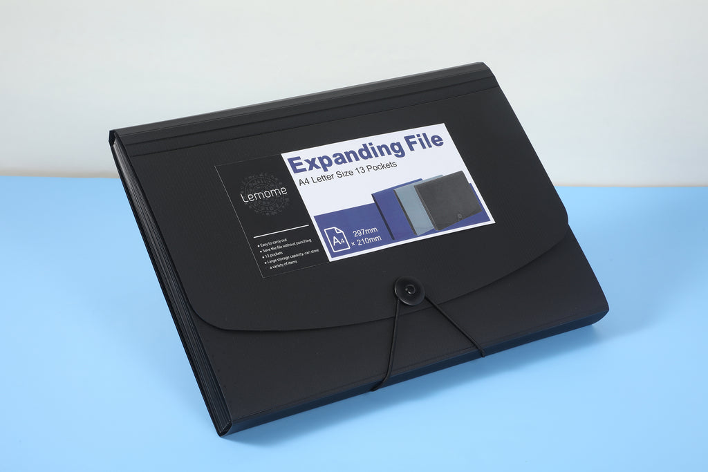 Lemome A4 Paper Expanding File Folder Pockets Accordion Document Organizer